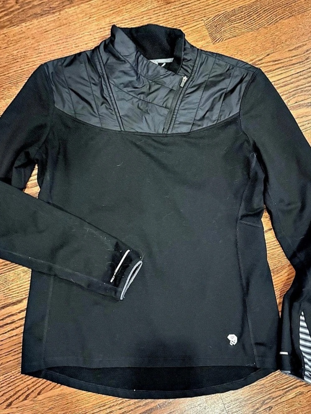 Mountain Hardwear Black Half-Zip Pullover Size Medium